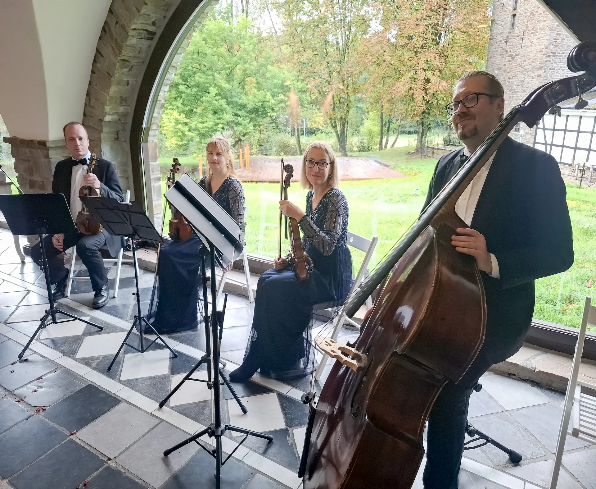 Musica Viva Streichquartett bei einer freien Trauung